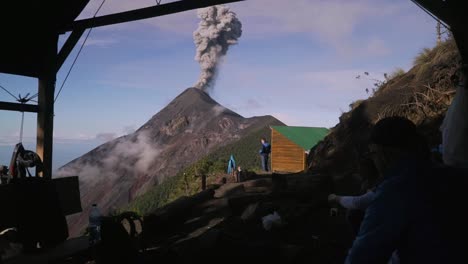 Breakfast-with-an-erupting-volcano