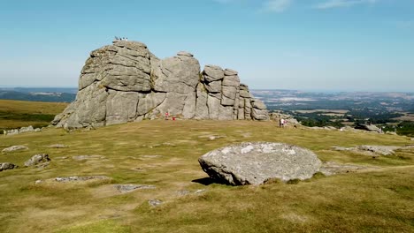 Haytor-Rocks,-Dartmoor,-Devon,-Südengland-Im-Vereinigten-Königreich