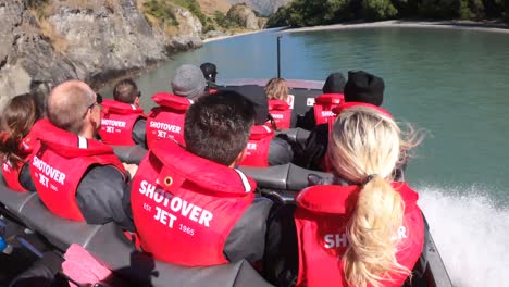 Shotover-Jetbootfahrt-In-Queenstown,-Neuseeland