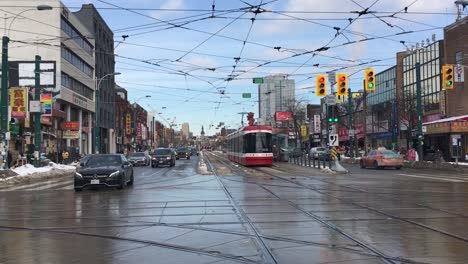 Schnee-Schmilzt-In-Toronto-Nach-Einem-Schneesturm-Ende-Februar-2019