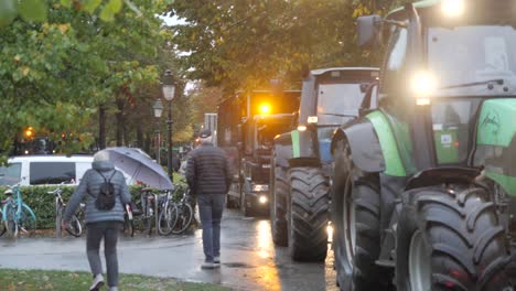 Bauern-Protestieren-In-Den-Haag,-Holland