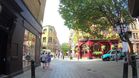 London-England,-circa-:-timelapse-Covent-Garden-in-London,-United-Kingdom