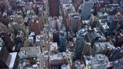 Las-Calles-Murray-Hill-Y-East-Manhattan-Vistas-Desde-La-Parte-Superior-Del-Edificio-Empire-State-En-La-Ciudad-De-Nueva-York