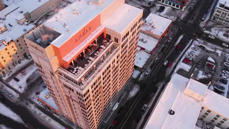 Andaz-Ottawa-ByWard-Market-overhead-drone-footage-Glebe-Ottawa-Ontario-Canada-in-winter