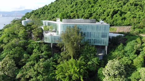 University-of-Chicago-campus-building-in-Hong-Kong,-Aerial-view