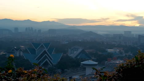 Kuala-Lumpur,-Paisaje-Urbano-De-Malasia-En-La-Mañana