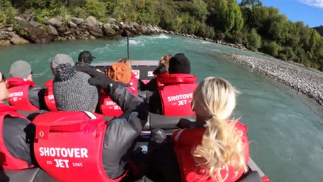 Shotover-Jetbootfahrt-In-Queenstown,-Neuseeland