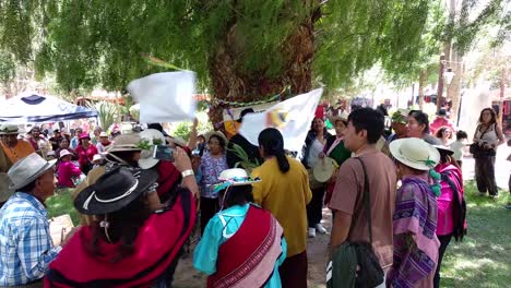 Traditioneller-Ritueller-Tanz,-Der-Auf-Einem-Festival-In-Ticara,-Argentinien,-Stattfindet