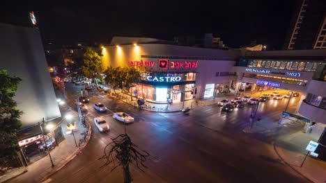 A-timelapse-of-intense-road-traffic-at-an-intersection