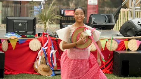 Philippinischer-Tanz-Traditionelles-Historisches-Festival,-Philippinischer-Kleidungstanz-Während-Des-Philippinischen-Festivals