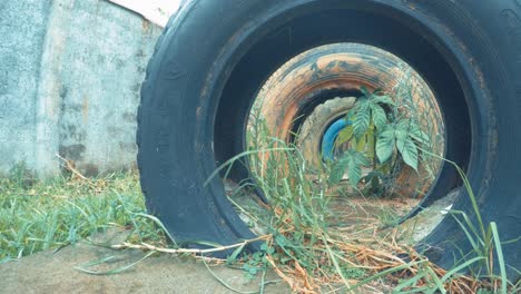 Shot-Through-Playground-Tires-as-Wind-Blows