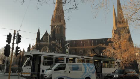 St-Patricks-Kathedrale,-Melbourne,-Australien-St-Patricks-Kathedrale-Architektur-Melbourne-Historische-Kirche