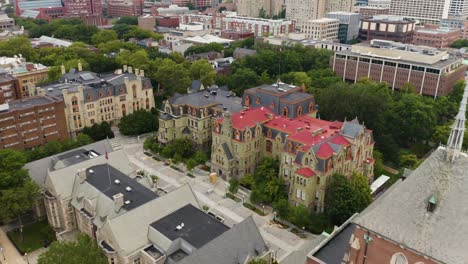 Luftaufnahme-Der-Zulassungsstelle-Im-Historischen-Viertel-Der-University-Of-Pennsylvania