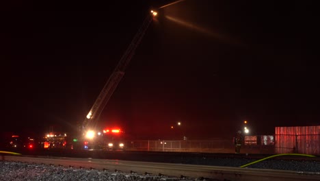 Incendio-Del-Condado-De-La-En-Escena