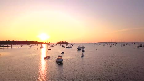 Panning-Camden-Harbor-at-Sunset