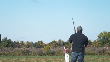 A-man-at-a-shooting-range