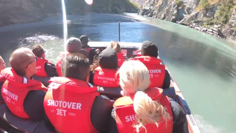 Shotover-Jetbootfahrt-In-Queenstown,-Neuseeland