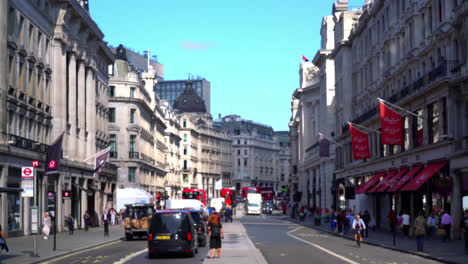 London-England,-circa-:-shopping-area-at-Regent-Street-in-London,-UK