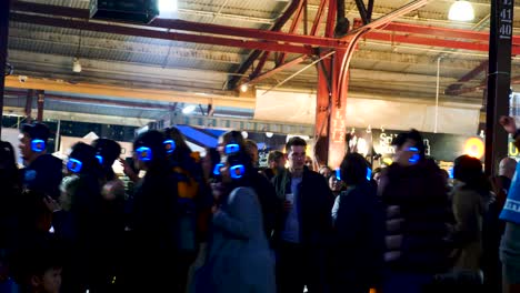 Queen-Victoria-market-nighttime-during-winter