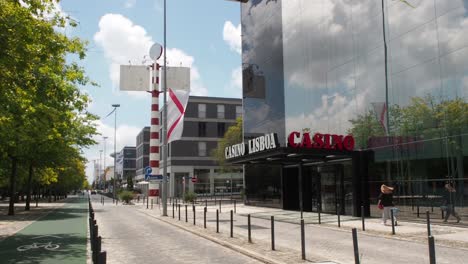 Entrance-of-the-Casino-Lisboa-in-Portugal