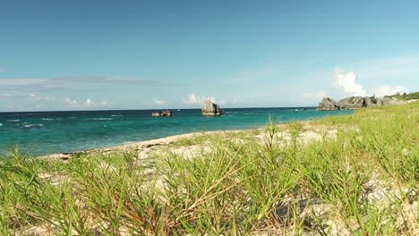 Warwick-Long-Bay-Beach-Es-Una-De-Las-Playas-Más-Largas-De-La-Isla-De-Bermuda