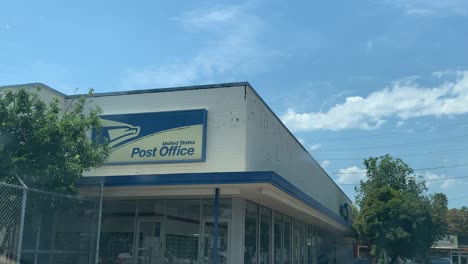 Exterior-De-La-Oficina-De-Correos-De-Estados-Unidos