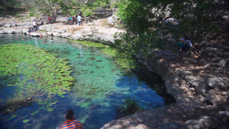 Cenote-Dzibilchaltun-Maya-Stätte-Indisch