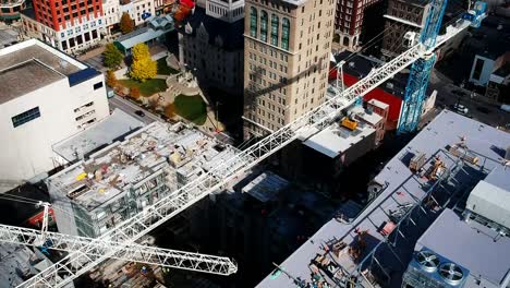 Imágenes-Aéreas-Sobre-Un-Gran-Proyecto-De-Construcción-En-El-Centro-De-Lexington-Kentucky