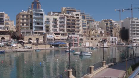 Touring-by-the-Spinola-Bay-Malta-circa-March-2019