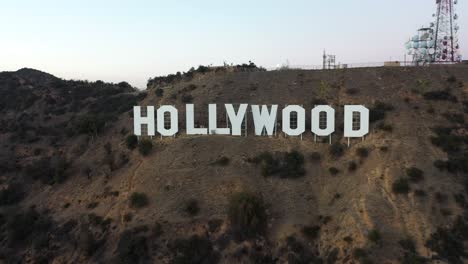 Drohnenaufnahmen-Des-Hollywood-Schildes-In-Los-Angeles,-Kalifornien