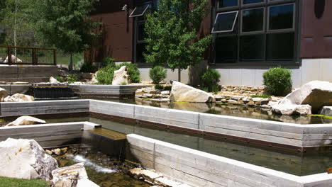 Exterior-of-the-High-West-Distillery-outside-of-Wanship,-Utah