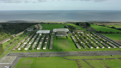 Aerial-view-of-the-Direct-Provision-Centre-located-in-Meath,-Ireland