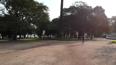 Drohnen-Luftaufnahmen-Park-Rodo-Montevideo-Uruguay