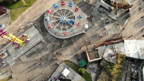 aerial-footage-with-drone-theme-park-in-Montevideo-Uruguay