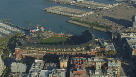 Baseballstadion-At-T-Park-In-San-Francisco,-Kalifornien