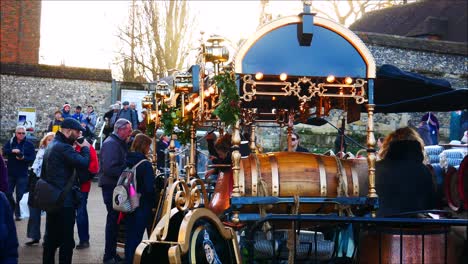 Glühwein-Auf-Den-Weihnachtsmärkten-In-Winchester