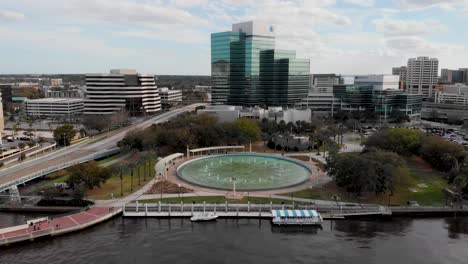 Aerial-view-of-Friendship-Fountain-in-St