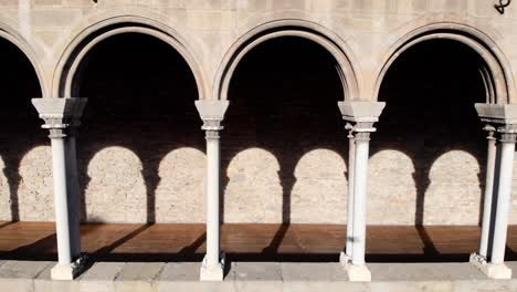 Antenne:-Benediktinerkloster-Santa-Maria-De-Ripoll