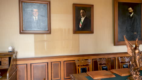 View-of-presidential-living-room-inside-chapultepec-castle-in-mexico