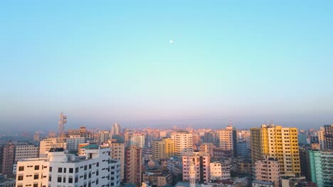 Dar-es-Salaam---Tanzania---June-16,-2022---Cityscape-of-Dar-es-Salaam-at-sunrise-featuring-residential-and-office-buildings