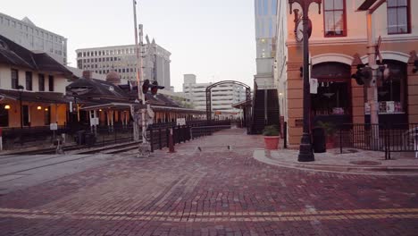 Centro-De-Orlando-Florida-En-La-Ubicación-De-La-Estación-De-La-Calle-Iglesia