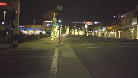 South-Sepulveda-Boulevard-Bei-Nacht.-Stadtstraße