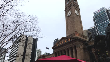 Familien-Schlittschuhlaufen-In-Der-Eislaufbahn-Im-Freien,-Brisbane-City,-Queensland