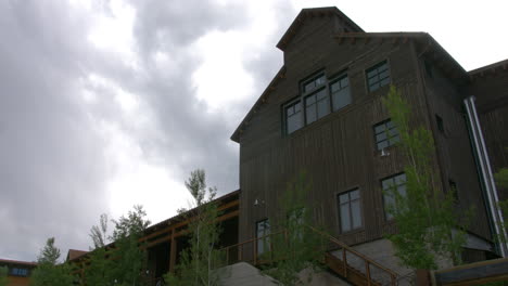 Exterior-of-the-High-West-Distillery-outside-of-Wanship,-Utah