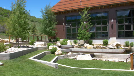 Exterior-of-the-High-West-Distillery-outside-of-Wanship,-Utah