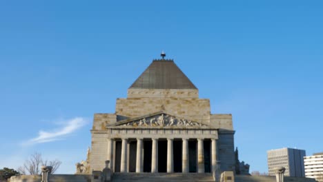 Schrein-Der-Erinnerung,-Melbourne-Anzac-Day,-Anzac-Parade