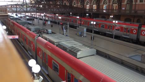 Trenes-De-Pasajeros-En-La-Plataforma-De-Embarque-De-La-Estación-Luz-En-La-Ciudad-De-Sao-Paulo