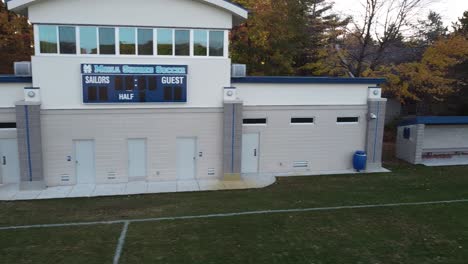 A-drone-flying-from-left-to-right-to-show-off-a-baseball--soccer-facility