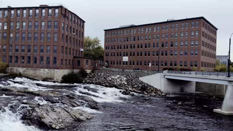 Saccarappa-Falls-Dam-on-the-Presumpscott-River-undergoing-work-to-provide-for-fishway