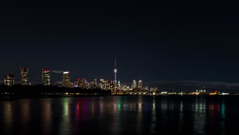 Timelapse-Del-Horizonte-De-Toronto-Desde-Trillium-Park